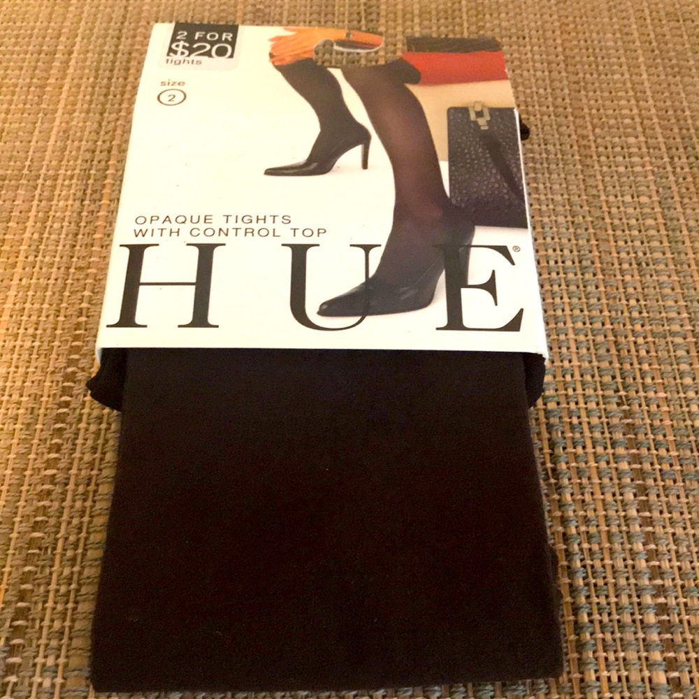 Hue dark brown tights opaque